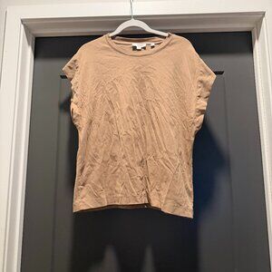 Camel sleeveless top